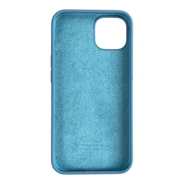 Чехол Silicone Case для Apple iPhone 13 синий (soft touch, закрытый низ) 0059903 фото
