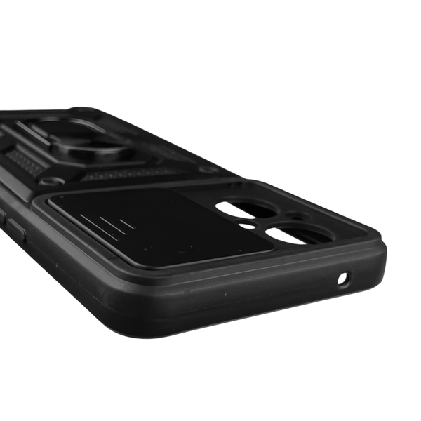 Чохол для OnePlus Nord N20 5G броньований з кільцем-тримачем підставкою зі шторкою на ванплас норд н20 5г чорний rg1 0015662 фото