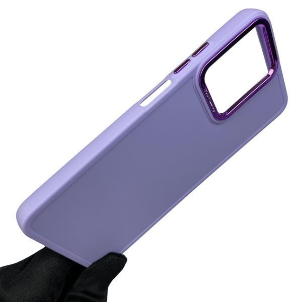 Чехол для Xiaomi Redmi Note 12 4G матовый с высокими бортами с микрофиброй на сяоми редми нот 12 4г сиреневый 0002251 фото
