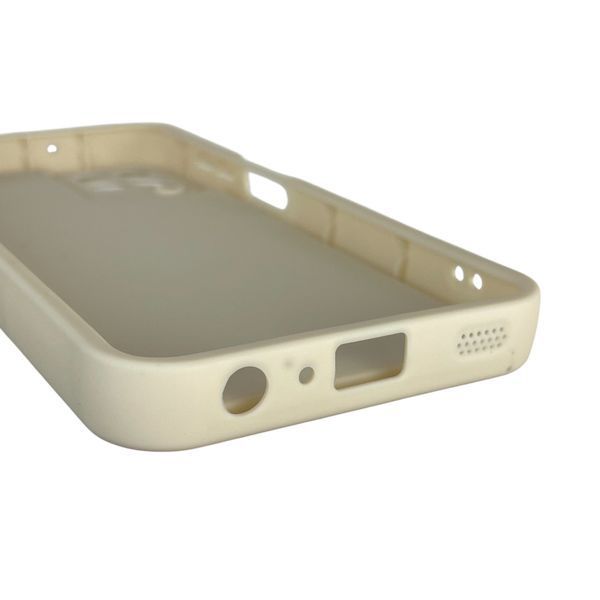 Чехол силиконовый оригинальный Soft Touch с 3D принтом смешного теда мишки для Samsung Galaxy M32 4G (SM-M325F) молочный (Полная защита камеры) 0048621 фото