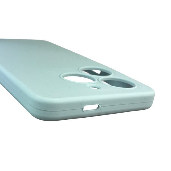 Чехол для TECNO Spark Go 2024 (BG6) силиконовый с микрофиброй нескользящий на техно спарк го 2024 голубой 0032298 фото