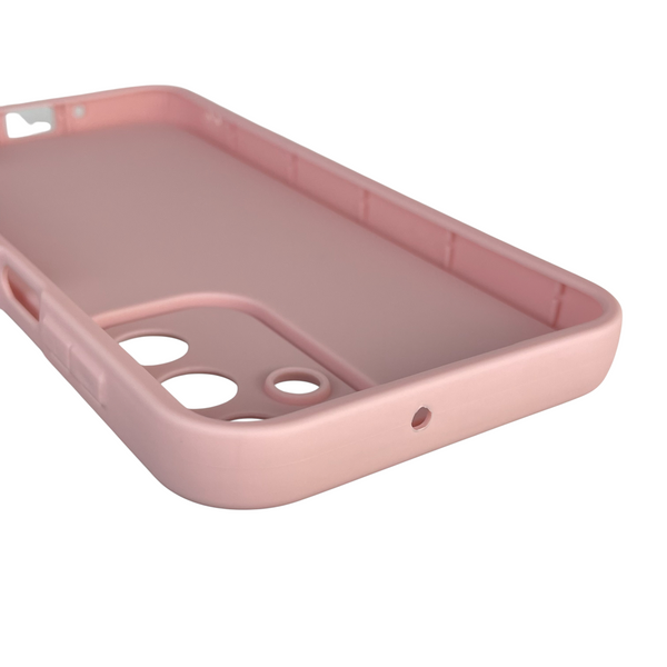 Чохол силіконовий оригінальний Soft Touch з 3D принтом милий ведмедик для Samsung Galaxy A16 (SM-A165) пудровий (Повний захист камери) 0043396 фото