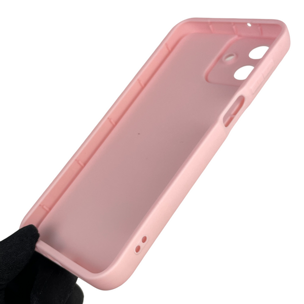 Чехол силиконовый Soft Touch для Samsung Galaxy A07 4G (SM-A075F) розовый (Полная защита камеры) 0039514 фото