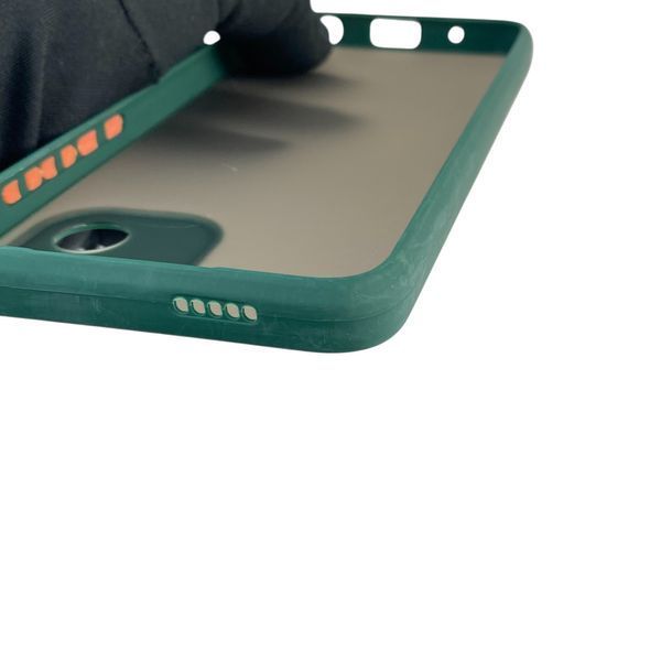 Чехол для телефона Xiaomi Redmi A2 с высокими бортами с защитой камеры на сяоми редми а2 темно-зеленый 0026231 фото