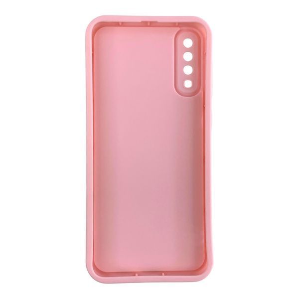 Чехол силиконовый Soft Touch для Samsung Galaxy A70 розовый (Полная защита камеры) 0054005 фото