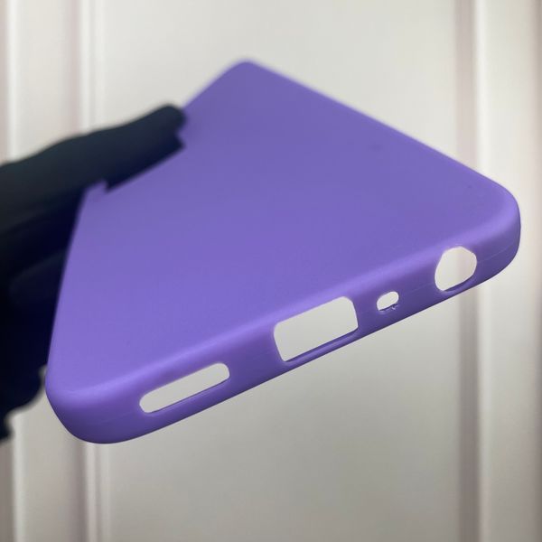 Чохол для OPPO A77 4G однотонний матовий силіконовий на оппо а77 бузковий 0000132 фото