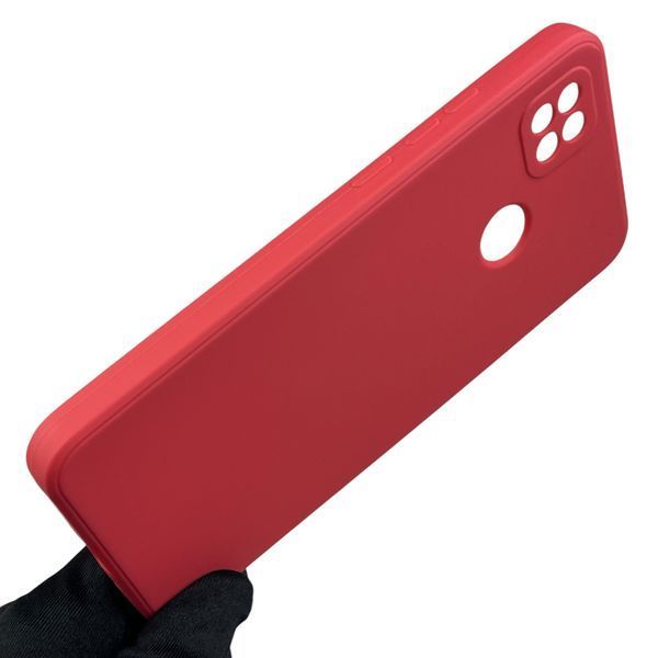 Чохол для Xiaomi Redmi 10A з квадратними гранями із захистом камери на сяомі редмі 10а червоний 0012766 фото