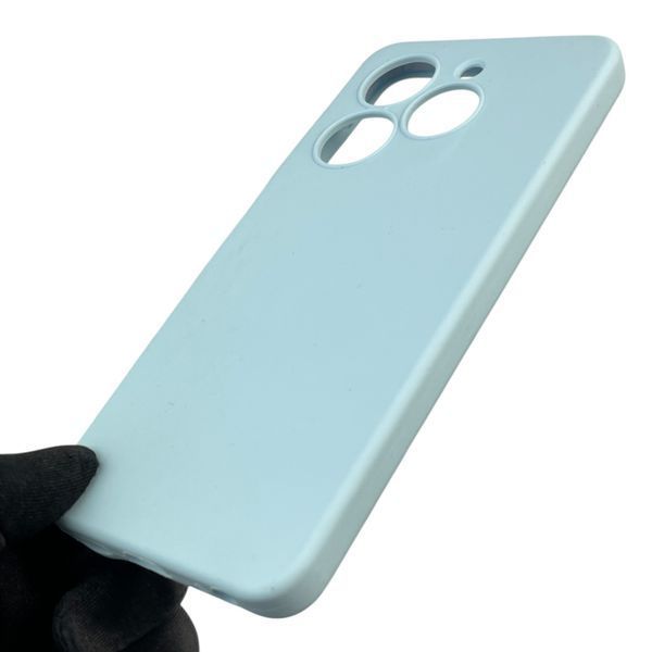 Чехол для TECNO Spark Go 2024 (BG6) силиконовый с микрофиброй нескользящий на техно спарк го 2024 голубой 0032298 фото