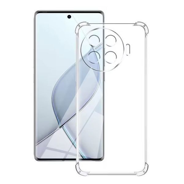 Чехол для Tecno Spark 20 Pro Plus (KJ7) с бронь углами и бортами выше экрана прозрачный с защитой камеры (тесно спарк 20 про плюс кдж7) 0061655 фото