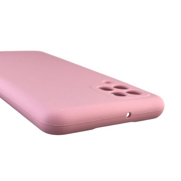 Чохол для Samsung Galaxy M22 4G (SM-M225F) силіконовий з мікрофіброю нековзний на самсунг м22 4г рожевий 0032126 фото