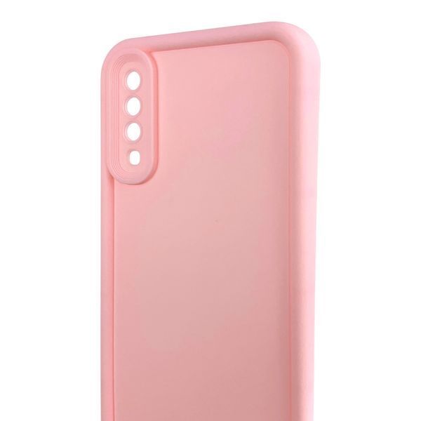 Чехол силиконовый Soft Touch для Samsung Galaxy A70 розовый (Полная защита камеры) 0054005 фото