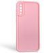 Чехол силиконовый Soft Touch для Samsung Galaxy A70 розовый (Полная защита камеры) 0054005 фото 1