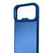 Чехол Kajsa Glamorous Straw Mat для iPhone 17 Pro Max синий Blue Plus (MagSafe, металлическое кольцо камеры, премиум) 0062044 фото 4