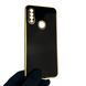 Чехол для Oppo A31 с защитой камеры с золотой окантовкой на оппо а31 черный gs1 0019560 фото 1