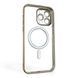 Чехол для Apple iPhone 14 Pro Max с линзами на камере с MagSafe на айфон 14 про макс золотой 0034395 фото 2