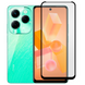 Защитное стекло 6D OG для телефона Infinix Hot 40 полноэкранное противоударное на инфиникс хот 40 черное 0013985 фото 1