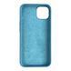 Чехол Silicone Case для Apple iPhone 13 синий (soft touch, закрытый низ) 0059903 фото 2