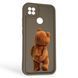 Чохол силіконовий оригінальний Soft Touch з 3D принтом кумедний тед ведмідик для Xiaomi Redmi 10A коричневий (Повний захист камери) 0048922 фото 1