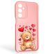 Чохол силіконовий Soft Touch з 3D принтом милий ведмедик для Samsung Galaxy A16 (SM-A165) рожевий (Повний захист камери) 0044785 фото 1