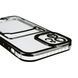 Чохол для Apple iPhone 12 із чорною окантовкою з кишенькою для карток на айфон 12 чорний 0012994 фото 5