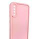 Чехол силиконовый Soft Touch для Samsung Galaxy A70 розовый (Полная защита камеры) 0054005 фото 3