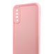 Чехол силиконовый Soft Touch для Samsung Galaxy A70 розовый (Полная защита камеры) 0054005 фото 4