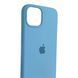 Чехол Silicone Case для Apple iPhone 13 синий (soft touch, закрытый низ) 0059903 фото 3