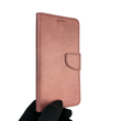 Чохол-книжка для телефона Xiaomi Redmi 14C шкіряна з магнитною застібкою на сяомі редмі 14с рожева 0025386 фото