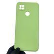 Чехол для Xiaomi Redmi 10A с квадратными гранями с защитой камеры на сяоми редми 10а фисташковый