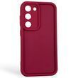 Чехол силиконовый Soft Touch для Samsung Galaxy S23 бордовый (Полная защита камеры) 0054056 фото