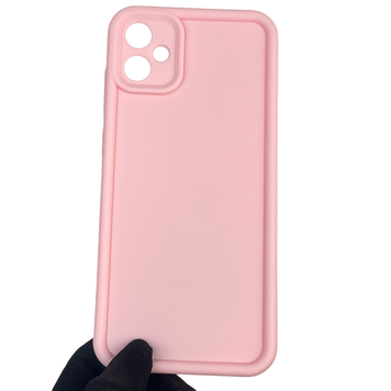 Чохол силіконовий Soft Touch для Samsung Galaxy A05 (SM-A055) рожевий (Повний захист камери) 0039496 фото