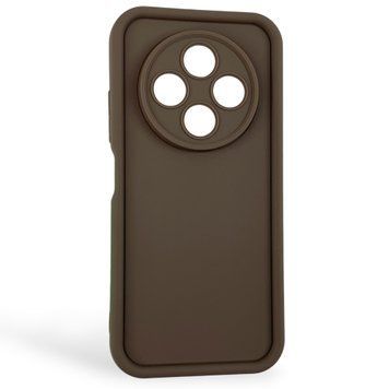 Чохол силіконовий Soft Touch для Tecno Spark 30C (KL5n) коричневий (Повний захист камери) 0054444 фото