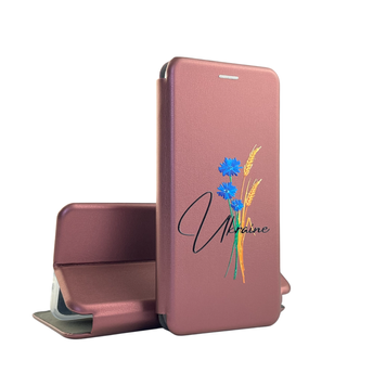Чехол-книжка с 3D принтом патриотическим для телефона Samsung Galaxy A05S (SM-A057) из екокожи с подставкой и магнитом бордовая gd2 0024697 фото