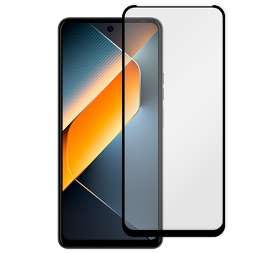 Захисне скло 6D OG для телефона Tecno POVA 6 Neo повноекранне протиударне на техно пова 6 нео чорне 0013980 фото