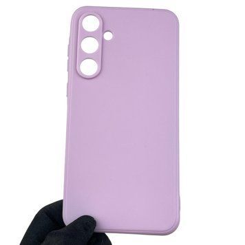 Чехол для Samsung Galaxy A55 5G (SM-A556B) с квадратными гранями с защитой камеры на самсунг а55 сиреневый 0012615 фото