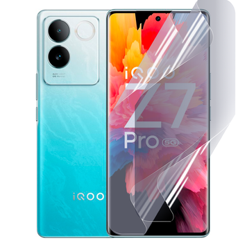 Плёнка гидрогелевая для VIVO IQOO Z7 Pro МАТОВАЯ противоударная на виво айку з7 про прозрачная 0034973 фото