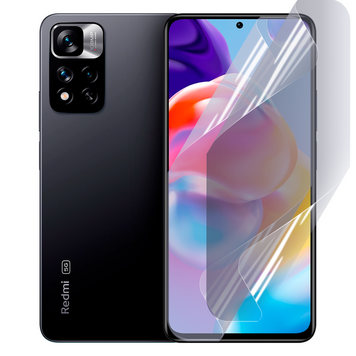 Плёнка гидрогелевая для Xiaomi Redmi Note 11E Pro МАТОВАЯ противоударная на сяоми редми нот 11е про прозрачная 0004036 фото