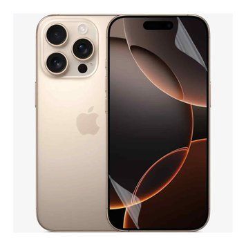 Плівка гідрогелева для Apple iPhone 16 Pro глянцева протиударна на айфон 16 про прозора 0013665 фото