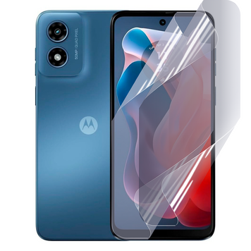 Плівка гідрогелева для Motorola G Play 4G (2024) МАТОВА протиударна на моторола г плей прозора 0013789 фото