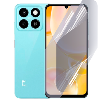 Плёнка гидрогелевая для ZTE Blade A55 МАТОВАЯ противоударная на зте блейд а55 прозрачная 0035425 фото