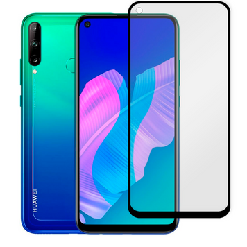 Защитное стекло МАТОВОЕ для телефона Huawei P40 Lite E противоударное на хуавей п40 лайт е черное 0038984 фото