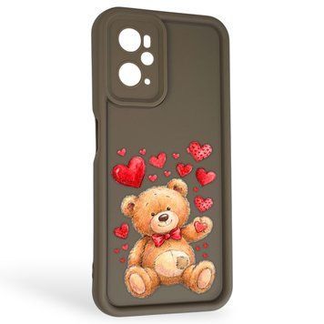 Чехол силиконовый Soft Touch с 3D принтом милый мишка для OPPO A36 коричневый (Полная защита камеры) 0045057 фото