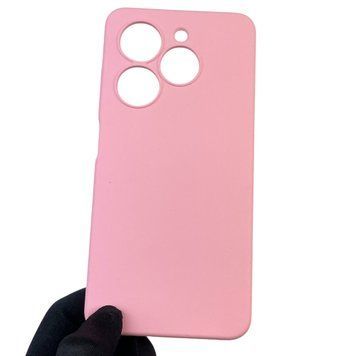 Чохол для TECNO Spark Go 2024 (BG6) силіконовий з мікрофіброю нековзний на техно спарк го 2024 рожевий 0032299 фото
