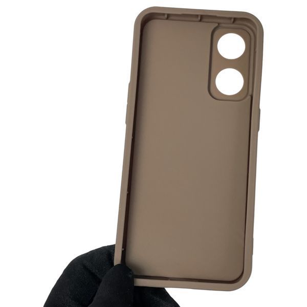 Чехол силиконовый Soft Touch с 3D принтом милый мишка для OPPO Reno 8T 4G коричневый (Полная защита камеры) 0045006 фото