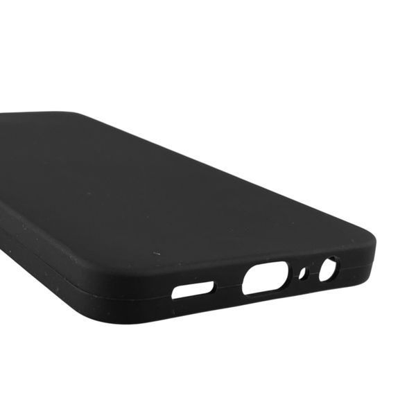 Чохол для Samsung Galaxy A06 (SM-A065) силіконовий з мікрофіброю нековзний на самсунг а06 чорний 0031826 фото