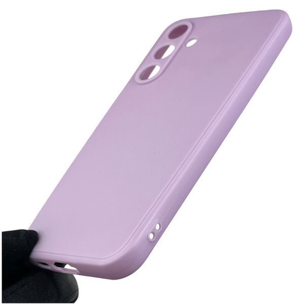 Чохол для Samsung Galaxy A55 5G (SM-A556B) з квадратними гранями із захистом камери на самсунг а55 бузковий 0012615 фото