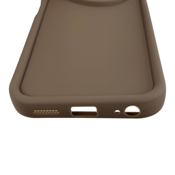 Чохол силіконовий Soft Touch для Tecno Spark 30C (KL5n) коричневий (Повний захист камери) 0054444 фото