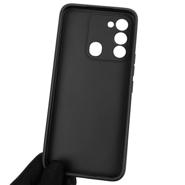 Чехол для TECNO Spark 8C KG5k противоударный с квадратными гранями с защитой камеры на техно спарк 8с чёрный 0001188 фото