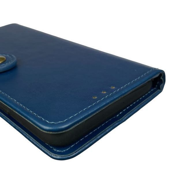 Чехол-книжка для Tecno Pop 4 (BC2c) с магнитной застёжкой с подставкой на техно поп 4 синяя 0002312 фото