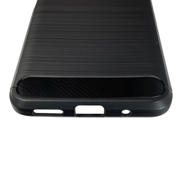 Чохол для телефона Xiaomi Poco M3 Pro 4G карбоновий протиударний з високими бортами чорний 0052300 фото